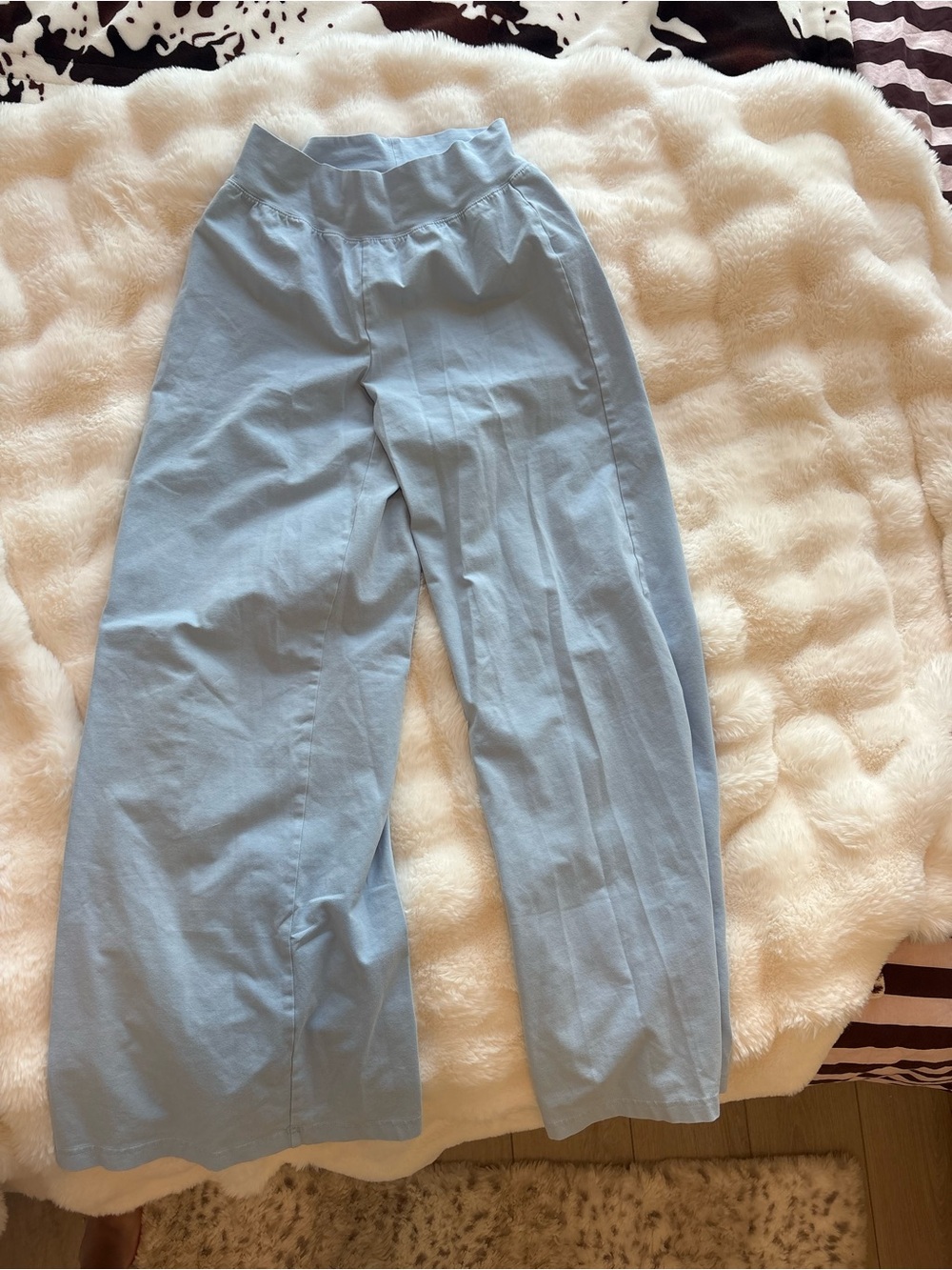 aerie Pale Blue Wide-Leg Pants